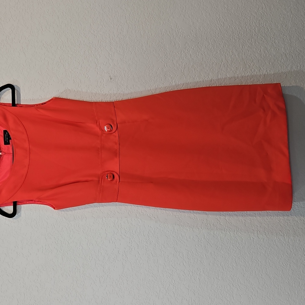 Tahari Orange Suit Dress Size 6